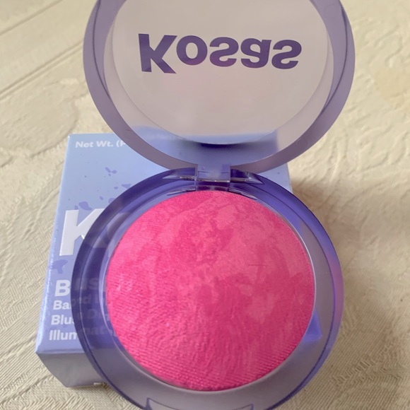 Kosas Blush is Life Baked Blush in Butterflies Cool Baby Pink BNIB - Picture 13 of 16